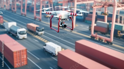 transforming logistics through emerging technologies, drones, autonomous vehicles 