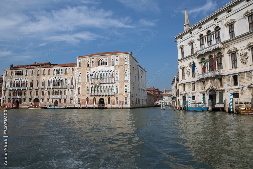 Italy Venice city view on a sunny spring day