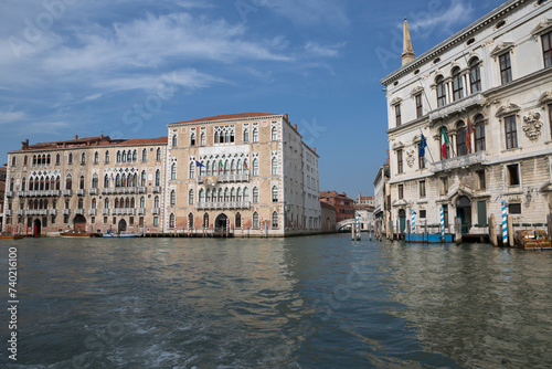 Italy Venice city view on a sunny spring day