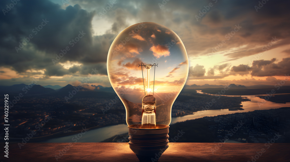 A Close Encounter Exploring the Boundaries of Friendship,,
A lightbulb with a brain inside illuminating the path to success

 - obrazy, fototapety, plakaty 