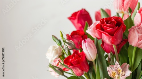 Romantic flowers for a heartfelt Valentine s Day card