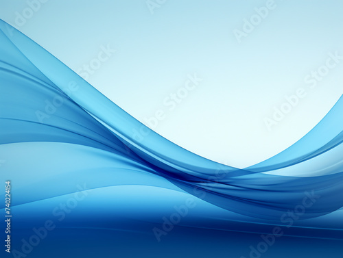 Abstract blue gradient textured background with dynamic, technology background, glowing light rays, soft waves