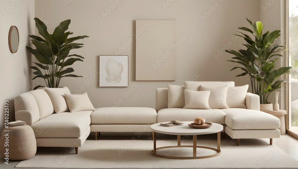Step into a dreamy, monochromatic oasis with boucle furniture and a minimalist design. The creamy tones and soft textures create a sense of calm and tranquility, perfect for unwinding after a long day