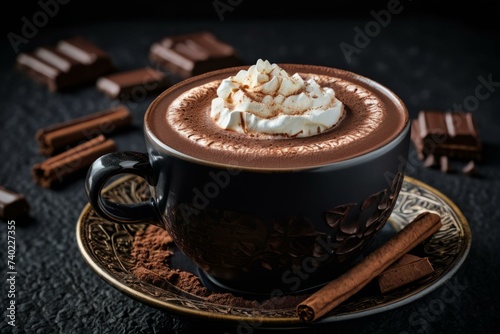Hot Chocolate with Whipped Cream