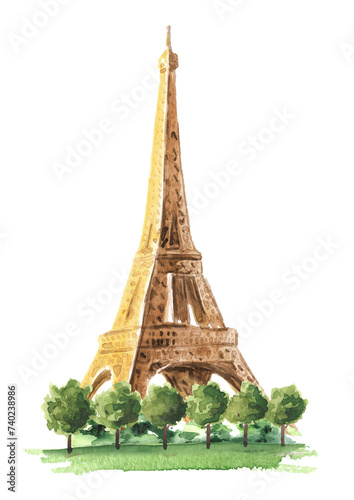 Canvas Print Eiffel Tower in Paris