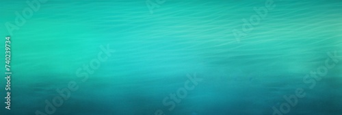 Turquoise retro gradient background with grain texture