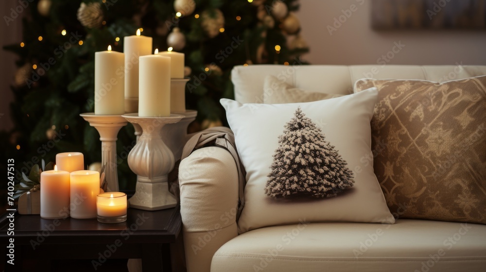 A Couch With an Abundance of Pillows A Couch With an Abundance of Pillows