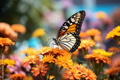 butterfly on flower © Nature creative