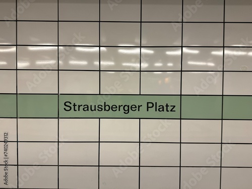 Station Strausberger Platz  photo