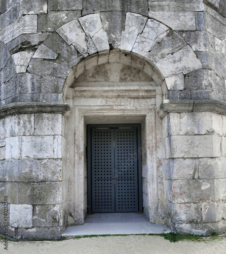 The Mausoleum of Theodoric  in Ravenna  is the most famous funerary building of the Ostrogoths  it is part of the Italian UNESCO World Heritage Sites