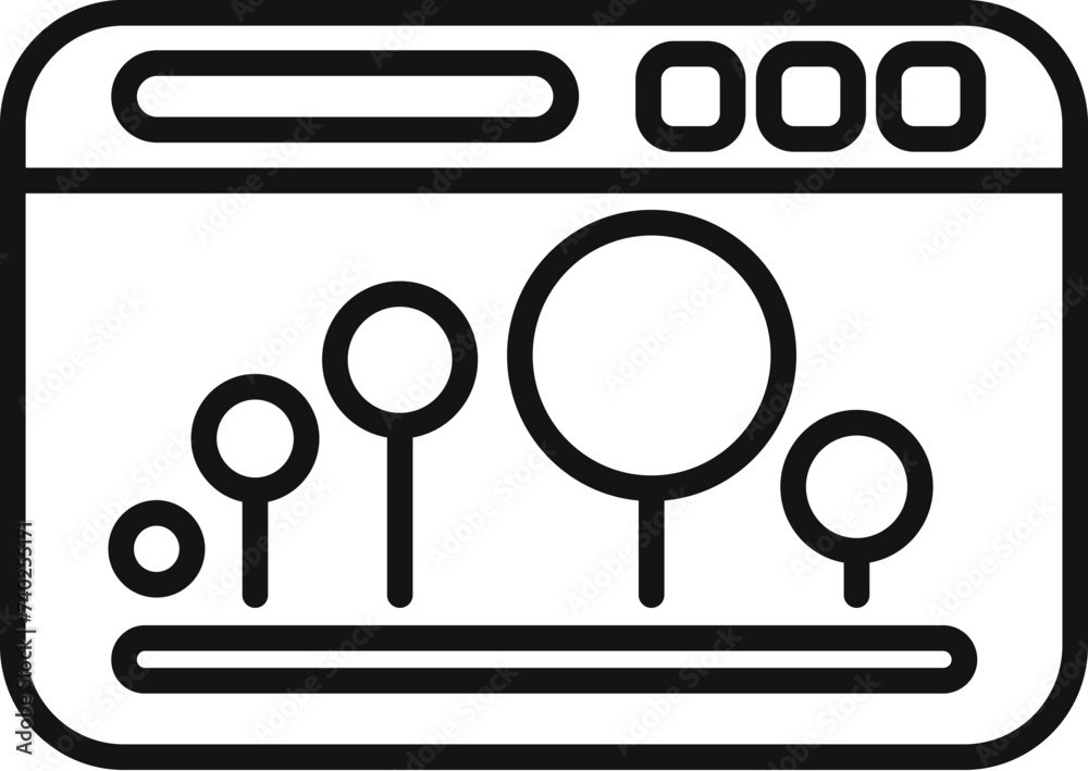 Online bitcoin currency icon outline vector. Device mobile system. Decline salary Online bitcoin currency icon outline vector. Device mobile system. Decline salary