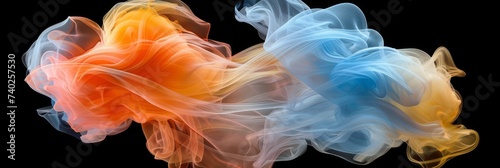 Amoled phone wallpaper design with mesmerizing display of a special setting wiith vibrant light, smoke, beautiful objects dancing in abstract swirls like a symphony of color. © MiniMaxi