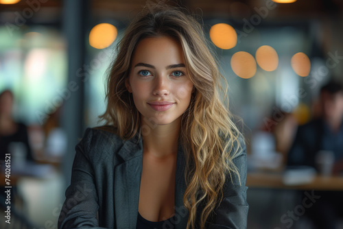 Wallpaper Mural A businesswoman conducting a training session for her team, showcasing commitment to professional development and mentorship. Concept of leadership development. Generative Ai. Torontodigital.ca