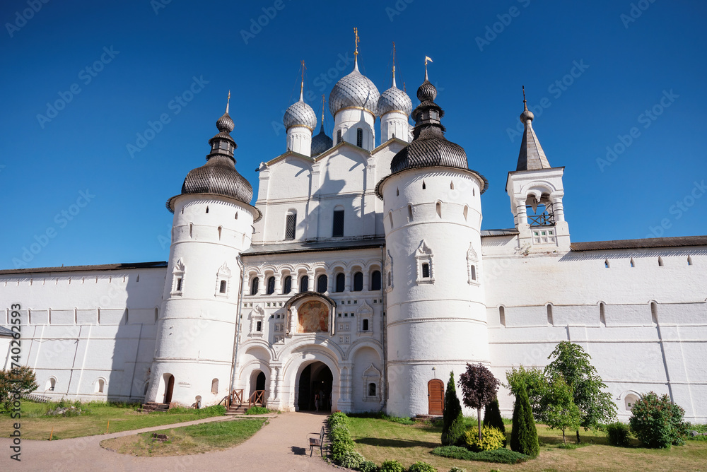 Church of the Resurrection in the Rostov Kremlin, Golden Ring Russia.