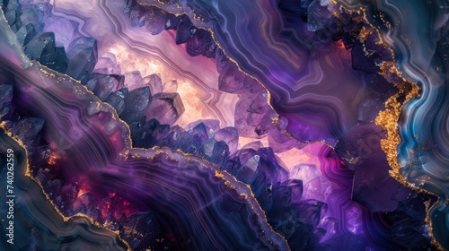 Wallpaper showcasing the radiant beauty of Dugway geode crystals