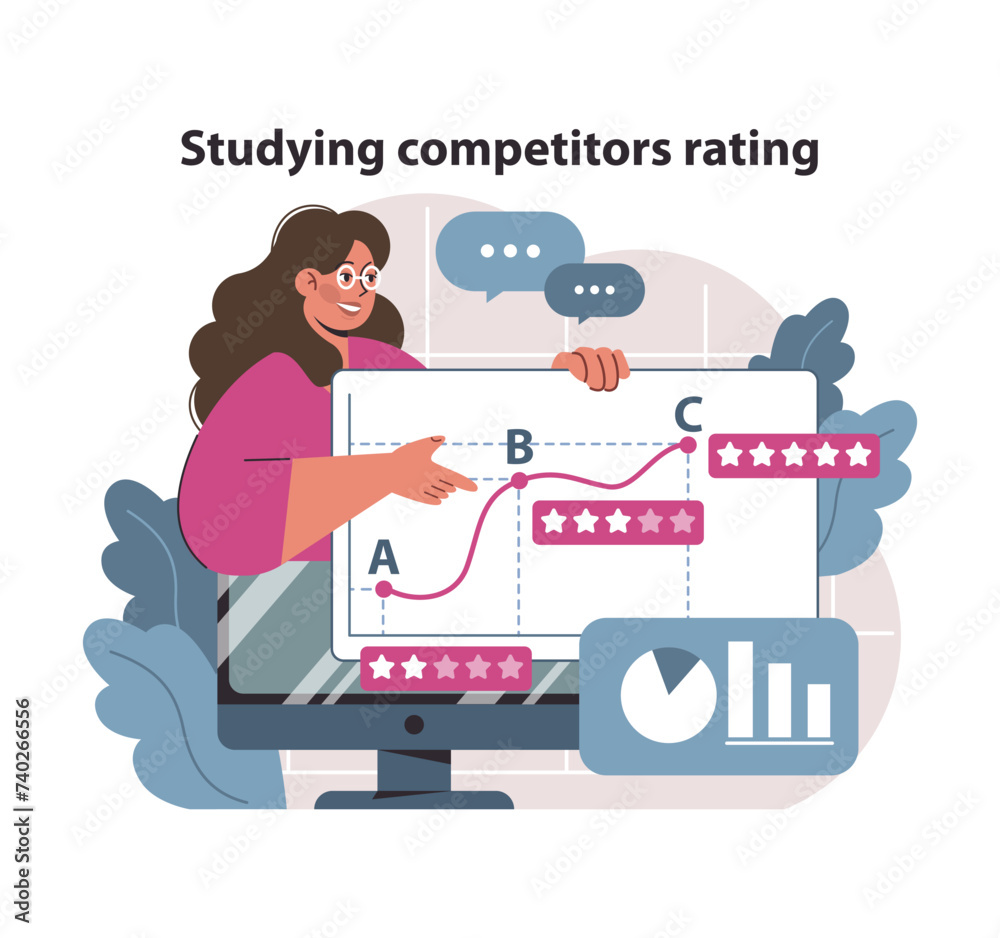 Competitor ratings exploration concept.
