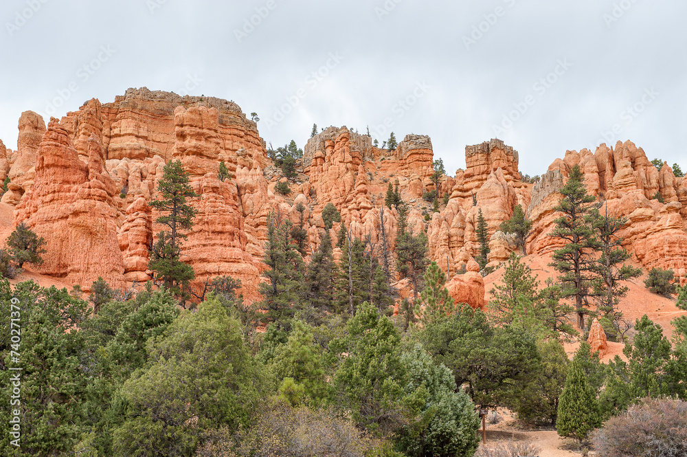 Bryce Canyon is a National Park in southwestern Utah. It is not a true canyon but more like a collection of natural amphitheaters. The rim at Bryce varies from 2400-2700 meters above sea level.