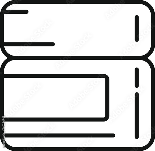 Cream jar icon outline vector. Shower spa bath. Morning treatments skin