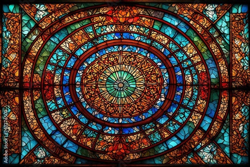 The Timeless Beauty of a Stained Glass Window Captures the Imagination. As Sunlight Permeates Each Vibrant Panel, Vivid Stories Unfold in a Symphony of Hues. Crafted with Precision and Artistic Flair,