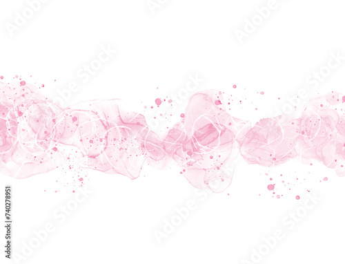  Pink Cloud with Splash Dots Overlay
