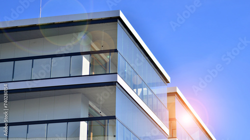 Modern architecture of urban residential apartment building. Apartment building exterior  residential house facade.