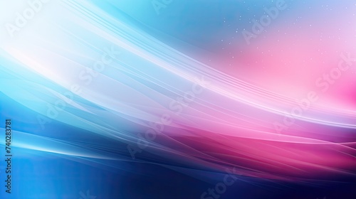 Vibrant Abstract Blue and Pink Hues Merge in a Captivating Blurry Background Design
