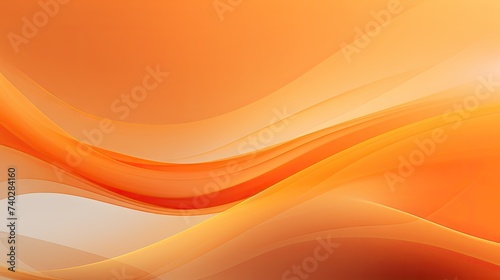 Vibrant Citrus Dream: Abstract Blend of Orange and White in a Captivating Background