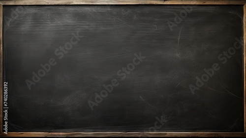 Rustic Blackboard with Wooden Frame, Ideal for Inspiring Messages and Creative Ideas