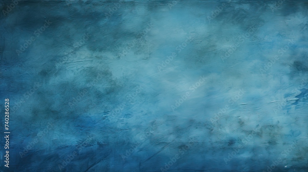 Tranquil Blue Abstract Background with a Rough Texture in Shades of Ocean Tones