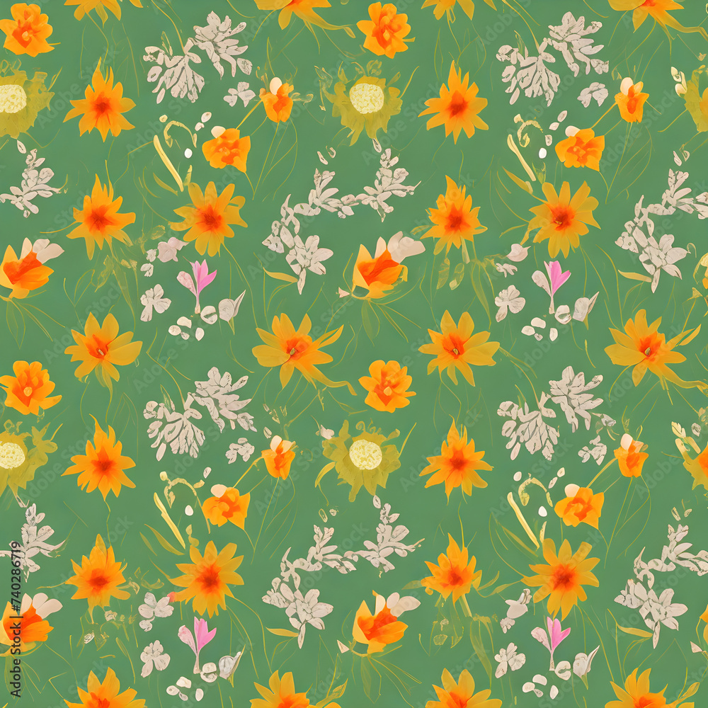 floral pattern vegetation floral pattern vegetation