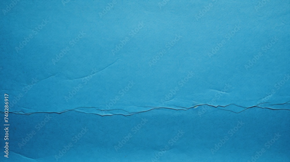 Obraz premium Abstract Blue Paper Texture with a Piercing Hole, Creative Empty Space Concept