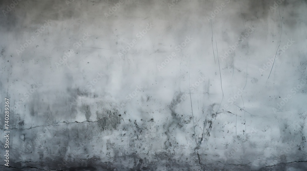 Contrast of Light and Dark: Abstract Black and White Grunge Concrete Wall Texture Background