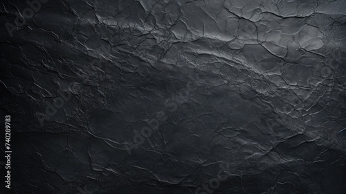 Ethereal Black Paper Texture Illuminated with Mysterious Scratches and Marks