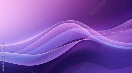 Wallpaper Mural Elegant Purple Gradient Abstract Background With Dynamic Smooth Curves and Waves Torontodigital.ca