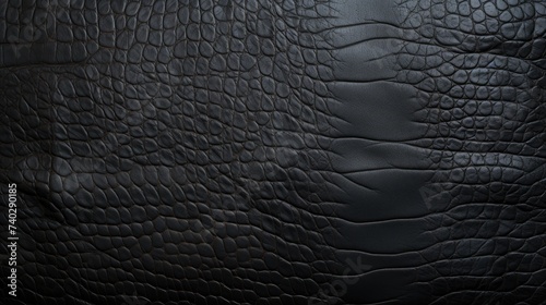 Detailed Elephant Skin Texture in Dark Leather Background photo
