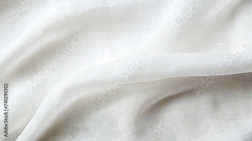 Ethereal White Chinese Linen Fabric: Delicate Textured Background for Design Inspiration