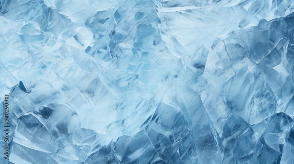 Crystal Clear Ice Texture Background with Frozen Abstract Patterns Crystal Clear Ice Texture Background with Frozen Abstract Patterns