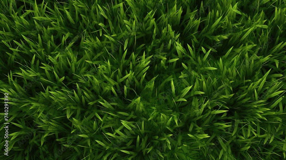 Vibrant Canadian Field of Lush Green Grass in Close-up Beauty Vibrant Canadian Field of Lush Green Grass in Close-up Beauty