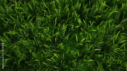 Vibrant Canadian Field of Lush Green Grass in Close-up Beauty