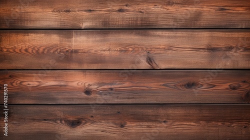 Richly Textured Brown Wood Plank Surface for Background Design Inspiration