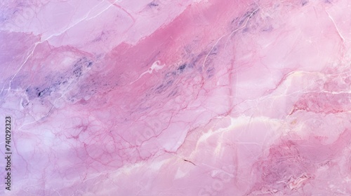 Elegant Pink Marble Texture Background with Abstract Patterns and Veins