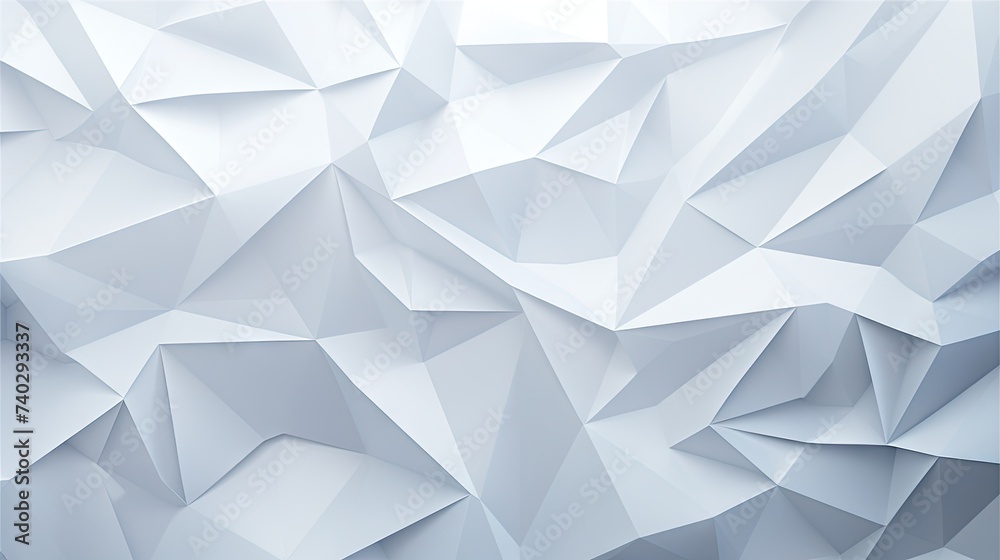 Elegant Geometric Design with Intricate White Polygon Texture for Modern Art Projects - obrazy, fototapety, plakaty 