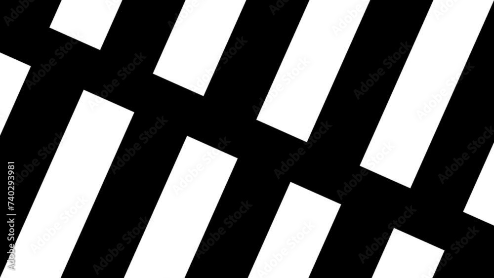 Set of striped transition masks
