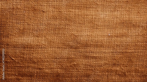 Rustic Brown Hemp Fabric Texture Background for Organic Design Projects