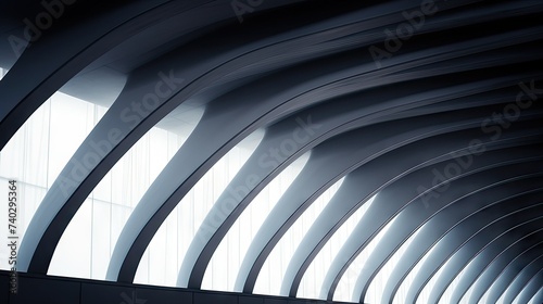 A Glimpse of Hope: Illuminated Long Tunnel Leading to Bright Future of Modern Architecture