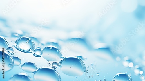 Tranquil Beauty of Water Drops on Isolated White Background - Elegant Minimalist Design