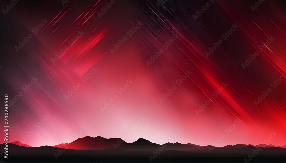 Blurred color gradient red dark gradient grainy color gradient background dark abstract Radiant, shining, luminous, wallpaper