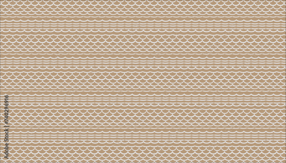 Fototapeta premium Brown texture background and ornament