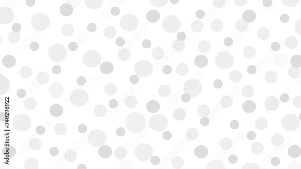 White seamless pattern with light grey drops
