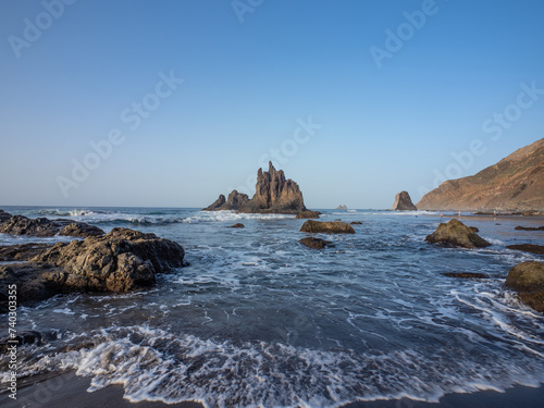 Beach Playa de Benijo in Tenerife